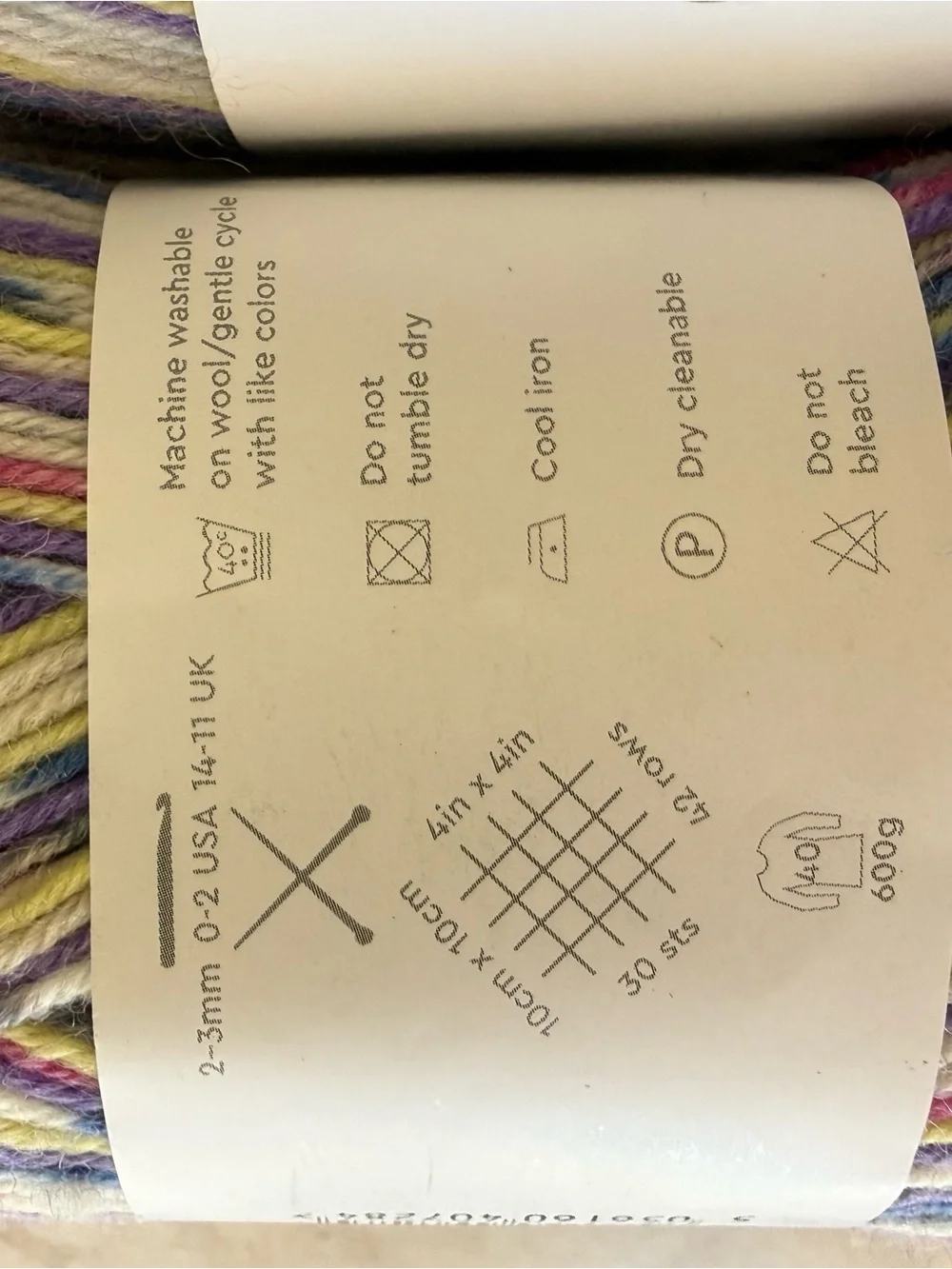Paintbox Yarns Multicolor Sock Yarn - Pastel Stripe - 2 Skeins